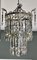 2-Tier Waterfall Crystal Chandelier, 1920s 7