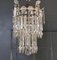 2-Tier Waterfall Crystal Chandelier, 1920s 2