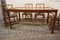 Regency Bamboo Conservatory Table and Chairs, 1960s, Set of 7 5