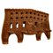 Moroccan Carved Fruitwood Coat-Hat Hooks, 1950s, Image 1