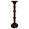 19th Century Carved Mahogany Pedestal Torchere, 1870s 1