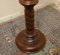 19th Century Carved Mahogany Pedestal Torchere, 1870s, Image 5