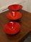 Bright Red Terracotta Dutch Bowls, 1970s, Set of 3 6