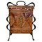 Victorian Arts and Crafts Copper and Iron Fire Screen, 1880s 1