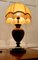 Lampada da tavolo in ceramica con paralume a cupola, Francia, anni '70, Immagine 4