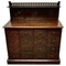 Carved Oak Housekeepers Chest of Drawers, 1860s 1