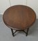 Round Oak Occasional Table with Undertier, 1880s 2