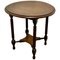 Round Oak Occasional Table with Undertier, 1880s, Image 1