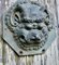 Large Chinese Bronze Foo Dog Foo Lion Door Plates, Set of 2, Image 6