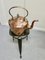 Early 19th Century Copper Kettle and Iron Trivet, 1800s, Set of 2, Image 2