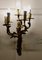Large French Brass 5 Branch Wall Lights, 1960s, Set of 2 2