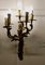 Large French Brass 5 Branch Wall Lights, 1960s, Set of 2, Image 2