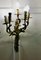 Large French Brass 5 Branch Wall Lights, 1960s, Set of 2 4