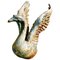 Large Weathered Cast Iron Statue of Swan Landing, 1920s 1
