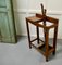 Golden Oak Hall Table Stick Stand, 1920s, Image 8