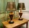 Large Bronze Colored Toleware Table Lamps, 1960s, Set of 2 7