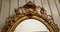 Großer Ovaler Vergoldeter französischer Rokoko Wandspiegel, 1850er 8
