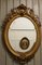 Large French Rococo Oval Gilt Wall Mirror, 1850s 6