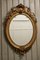Large French Rococo Oval Gilt Wall Mirror, 1850s 9