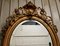 Large French Rococo Oval Gilt Wall Mirror, 1850s 4