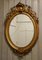Large French Rococo Oval Gilt Wall Mirror, 1850s, Image 5