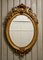 Large French Rococo Oval Gilt Wall Mirror, 1850s 2