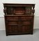 19th Century Arts & Crafts Gothic Carved Oak Court Cupboard, 1900s, Image 2