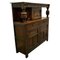 19th Century Arts & Crafts Gothic Carved Oak Court Cupboard, 1900s 1