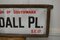 Framed Enamel Southwark Street Sign Tisdall Place, London, 1917 3