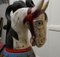19th Century Carved and Painted Wooden Horse, 1880s 7
