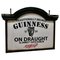 Traditional Large Guiness Hanging Pub Light Sign, 1950s 1