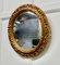 Carved Convex Gilt Wall Mirror, 1950s 4
