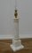 White Marble Corinthian Column Table Lamp, 1900s 7