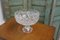 Large French Tazza Etched Cristal Pedestal Fruit Dish, 1960s 2