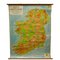 Large University Chart Physical Map of Ireland by Bacon, 1920s, Image 1