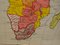 Large University Chart Physical Map of Africa by Bacon, 1920s 5