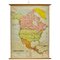 Large University Chart Political Map of North America by Bacon, 1920s, Image 1