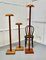 Tall Taylors Wooden Fabric Display Shop Stands, 1950, Set of 3 4