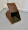 Victorian Oak Coal Box with Liner and Shovel, 1880s, Set of 2 4