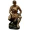 Large Plaster Figurine of the Seated Blacksmith, 1920s 1