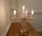 Lampada da tavolo in ottone e cristallo, Francia, anni '20, Immagine 3