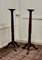 Tall Mahogany Torchères or Lamp Stands, 1920s, Set of 2 5