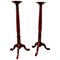 Tall Mahogany Torchères or Lamp Stands, 1920s, Set of 2 1