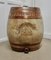 Large 19th Century Stoneware Brandy Barrel with Royal Coats of Arms, 1880s 5