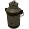 Galvanised Metal Milk Churn with Iron Strapping, 1890s 1