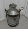 Large Galvanised Metal Milk Churn with Iron Strapping, 1890s 4