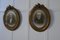 Large Portrait Photographs in Oval Ormolu Frames, 1890, Set of 2 6