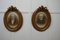 Large Portrait Photographs in Oval Ormolu Frames, 1890, Set of 2 8