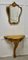Französischer Vergoldeter Konsolen- oder Flurtisch mit Spiegel, 1880er, 2er Set 2