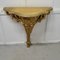 French Gilt Console or Hall Table and Mirror, 1880s, Set of 2 6